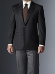 Black Serge Blazer 001500000204 - Hickey Freeman Sportcoats  |  SamsTailoring  |  Sam's Fine Men's Clothing