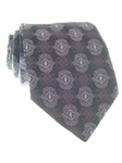 Yellow and Blue Broad Stripe Silk Tie