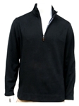 Black Wide Spread Shirt Front Polo