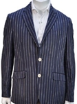 Soft Striped Linen Coat