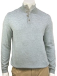 Half Zip Mock with Twisted Yarn