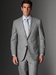 Mahogany Collection Grey Stripe Suit