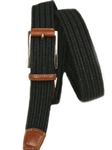 Italian Woven Waxed cotton Elastic Belt