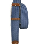 Italian Woven Waxed cotton Elastic Belt