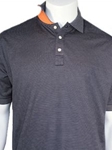 Stripe Jersey Short Sleeve Polo