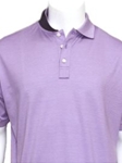 Stripe Jersey Short Sleeve Polo