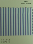 Light Blue and White Satin Stripe Custom Dress Shirt