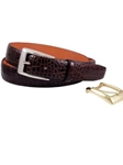 24K Etched Gold Plated Over Brass 1 inch Buckle