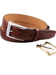 24K Etched Gold Plated Over Brass 1 inch Buckle