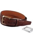 24K Etched Gold Plated Over Brass 1 inch Buckle