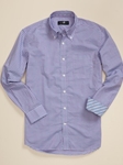 Brown Flannel Plaid Sport Shirt