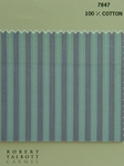 Light Blue and White Satin Stripe Custom Dress Shirt
