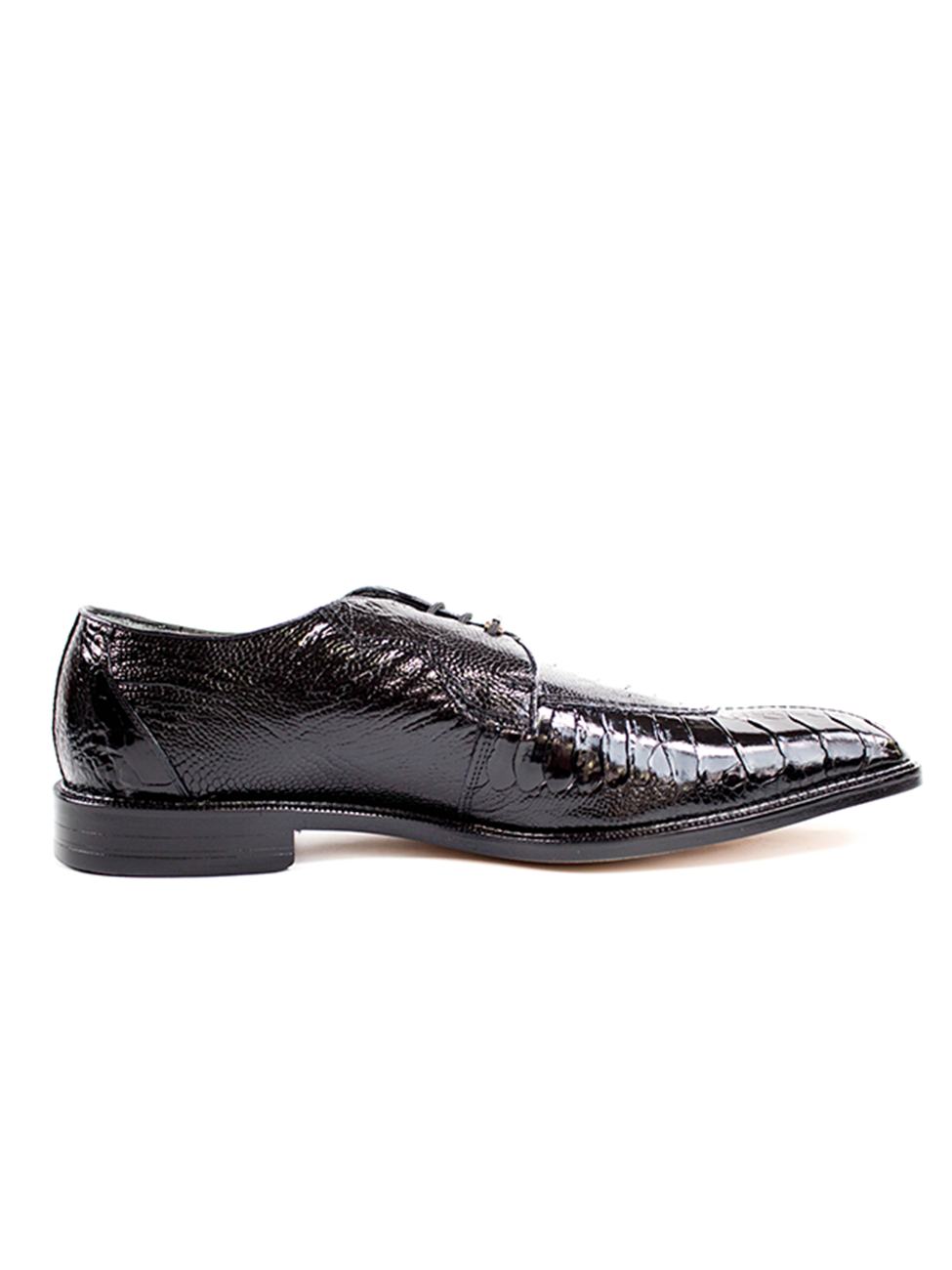 Belvedere Black Siena Genuine Ostrich Leather Shoes 1463  display picture 1