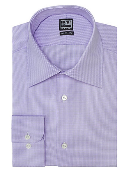 plum mens dress shirt MENS PURPLE PINSTRIPE DOUBLE COLLAR SHIRT SMART CASUAL FORMAL LONGSLEEVE