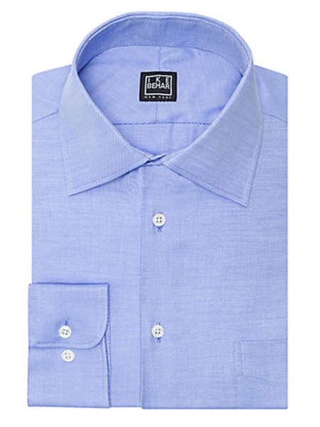blue dress shirt near me goTIELESS Ultimate Dress Shirt (Blue Diamond) Slim / M main image 0