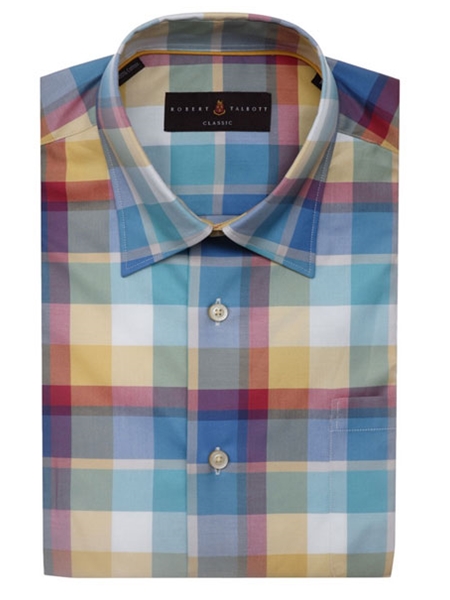 Hickey Freeman Blue Wool/Linen/Silk Double-Breasted Suit