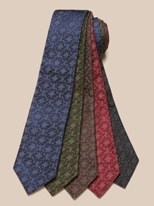 Mahogany Collection Swirl Pattern Tie