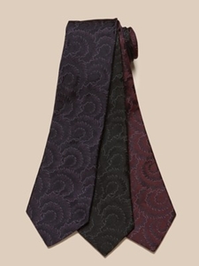 Mahogany Collection Tonal Swirl Tie