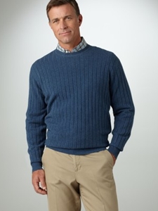 Drop Needle Cashmere Sweater
