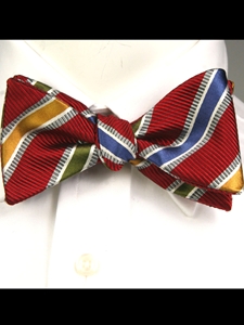 Red Stripes Classic ''to tie'' Bow