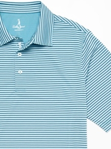 XH2O Performance Mini Bar Stripe Polo Shirt
