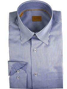 Navy and White Stripe Shirt