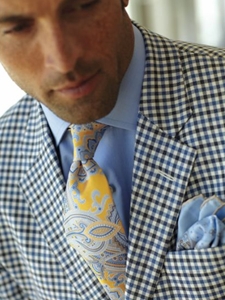 Spring 2012 White/Black/Blue Checkerd Custom Sportcoat