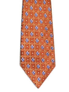 IKE Behar Connected Neat Orange Tie 3B91-6602-800 - Fall 2014 Collection Neckwear | Sam's Tailoring Fine Men's Clothing