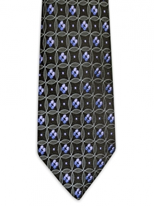 IKE Behar Connected Neat Black Tie 3B91-6602-001 - Fall 2014 Collection Neckwear | Sam's Tailoring Fine Men's Clothing