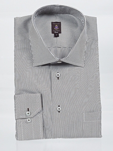 Robert Talbott Brown Mini Check Estate Shirt F1644B3U - View All Shirts | Sam's Tailoring Fine Men's Clothing