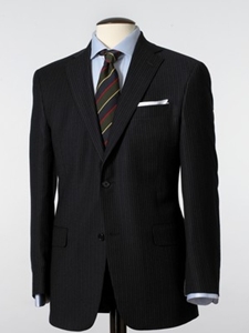 Hart Schaffner Marx Navy Stripe Suit 162719900183 - Suits | Sam's Tailoring Fine Men's Clothing