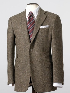 Modern Mahogany Collection Olive English Tweed Sportcoat - Hickey Freeman |  SamsTailoring |  Sam's Fine Men's Clothing