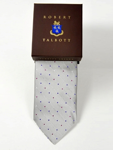 Robert Talbott Ties: Best of Class White Tie 55924E0-09 | SamsTailoring | Fine Men's Clothing