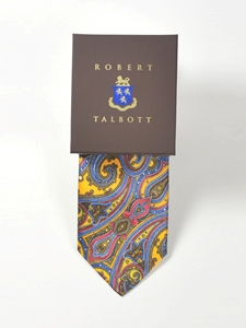 Robert Talbott Ties: Best of Class Yellow Paisley Tie 53192E0-06 | SamsTailoring | Fine Men's Clothing