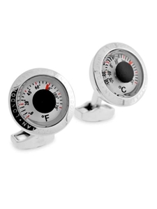 Tateossian London RT Mechanical Thermometer Cufflinks BTS9673 - Cufflinks | Sam's Tailoring Fine Men's Clothing