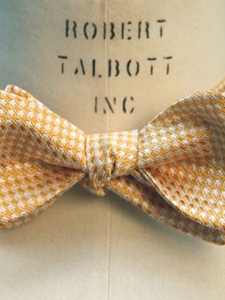 Robert Talbott Gold American Traditional Best of Class Two Piece Bow Tie 554812C-01- Bow Ties & Sets | Sam's Tailoring Fine Men's Clothing