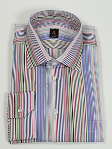 Robert Talbott Multi Stripe Estate Dress Shirt F9380B3U - Spring 2015 Collection Dress Shirts | Sam's Tailoring Fine Men's Clothing