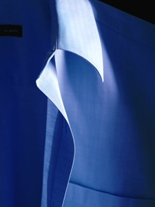 Blue Mini Herringbone Shirt N6006-RT 2092 - Robert Talbott Dress Shirts | Sam's Tailoring Fine Men's Clothing