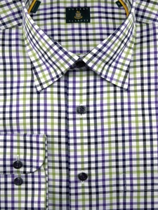 Robert Talbott Purple Plaid RT Sport Shirt LUM33046-01 - Fall 2013 Collection View All Shirts | Sam's Tailoring Fine Men's Clothing