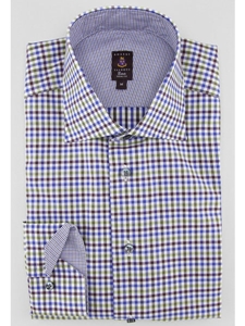 Robert Talbott Multi-Color Trim LTD Estate Sutter Dress Shirt 71834B3V-02 - Dress Shirts | Sam's Tailoring Fine Men's Clothing