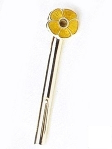 'Flower' Silver Lapel Vase