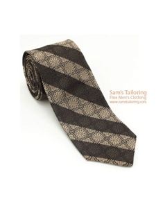 Robert Talbott Brown Estate Tie Embossed Geometric 43642I0-01 - Ties/Neckwear | Sam's Tailoring | Fine Men's Clothing