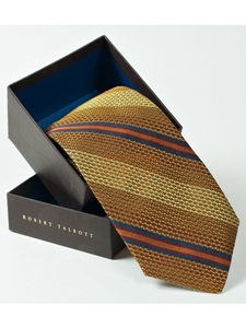 Robert Talbott Desert Sand and Brown Stripe Best of Class Tie 58069E0-06 - Fall 2015 Collection Best Of Class Ties | Sam's Tailoring Fine Men's Clothing