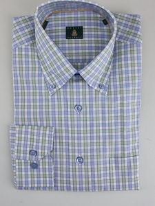Robert Talbott Blue Check RT Sport Shirt LMB43092-01 - Spring 2015 Collection Sport Shirts | Sam's Tailoring Fine Men's Clothing