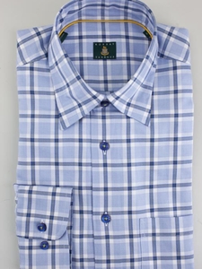 Robert Talbott Sky Check RT Sport Shirt LUM43032-01 - Spring 2015 Collection Sport Shirts | Sam's Tailoring Fine Men's Clothing