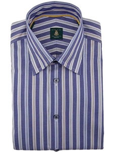 Robert Talbott Navy Medium Spread Collar Trim Fit Sport Shirt TUM14022-01 - Spring 2015 Collection Sport Shirts | Sam's Tailoring Fine Men's Clothing