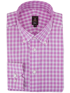 Robert Talbott Pink Check Estate Dress Shirt C6751I3V-53 - Spring 2015 Collection Dress Shirts | Sam's Tailoring Fine Men's Clothing