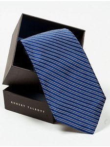 Robert Talbott Blue Striped Best Of Class Tie 58753E0-03 - Spring 2015 Collection Best Of Class Ties | Sam's Tailoring Fine Men's Clothing