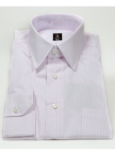Robert Talbott White Medium Spread Collar Striped Estate Dress Shirt F8025A3U-SAM6662 - Spring 2015 Collection Dress Shirts | Sam's Tailoring Fine Men's Clothing