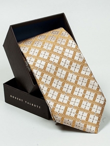 Robert Talbott Indian Yellow Diagonal Check Pattern Best Of Class Tie 56302E0-05 - Fall 2015 Collection Best Of Class Ties | Sam's Tailoring Fine Men's Clothing